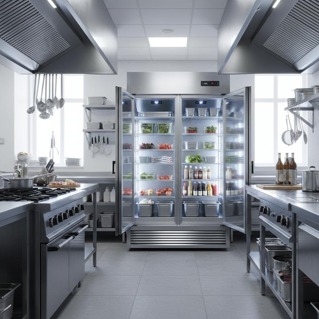 Upright Refrigerators kitchen equipments 3