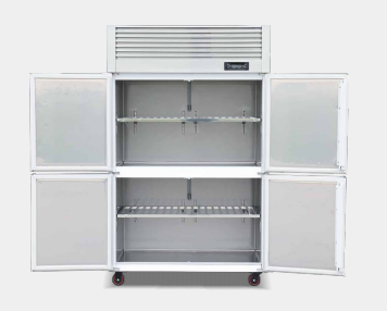 Upright Refrigerators wangpai b2 no center column 4 door upright refrigerator