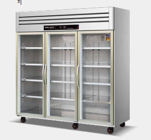 Products wangpai c1 triple door glass door display refrigerator